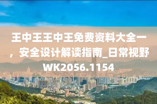王中王王中王免费资料大全一，安全设计解读指南_日常视野WK2056.1154