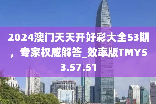 2024澳门天天开好彩大全53期，专家权威解答_效率版TMY53.57.51