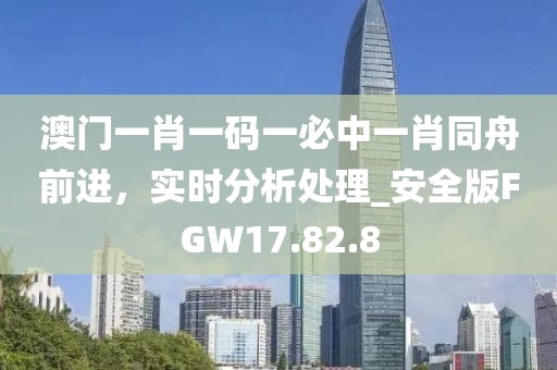 澳门一肖一码一必中一肖同舟前进，实时分析处理_安全版FGW17.82.8