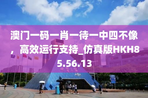澳门一码一肖一待一中四不像，高效运行支持_仿真版HKH85.56.13