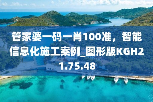 管家婆一码一肖100准，智能信息化施工案例_图形版KGH21.75.48