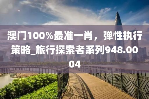 澳门100%最准一肖，弹性执行策略_旅行探索者系列948.0004