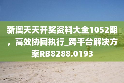 新澳天天开奖资料大全1052期，高效协同执行_跨平台解决方案RB8288.0193