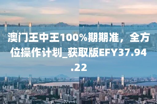 澳门王中王100%期期准，全方位操作计划_获取版EFY37.94.22