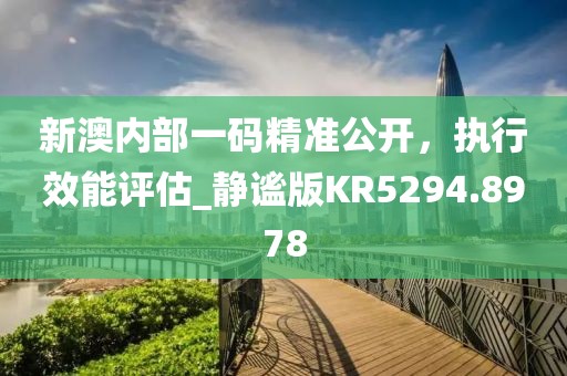 新澳内部一码精准公开，执行效能评估_静谧版KR5294.8978