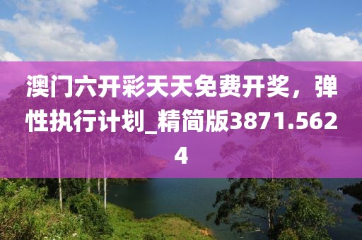 澳门六开彩天天免费开奖，弹性执行计划_精简版3871.5624
