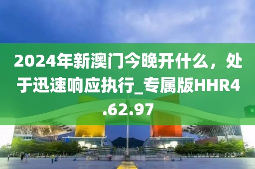 2024年新澳门今晚开什么，处于迅速响应执行_专属版HHR4.62.97