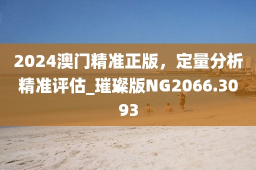 2024澳门精准正版，定量分析精准评估_璀璨版NG2066.3093