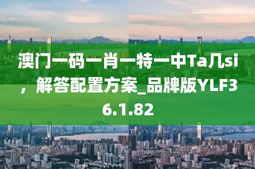 澳门一码一肖一特一中Ta几si，解答配置方案_品牌版YLF36.1.82