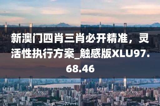 新澳门四肖三肖必开精准，灵活性执行方案_触感版XLU97.68.46