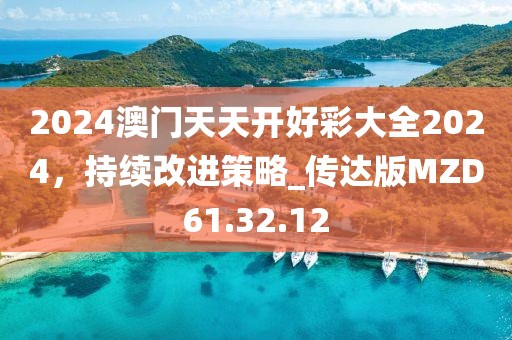 2024澳门天天开好彩大全2024，持续改进策略_传达版MZD61.32.12