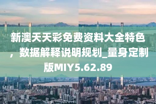 新澳天天彩免费资料大全特色，数据解释说明规划_量身定制版MIY5.62.89