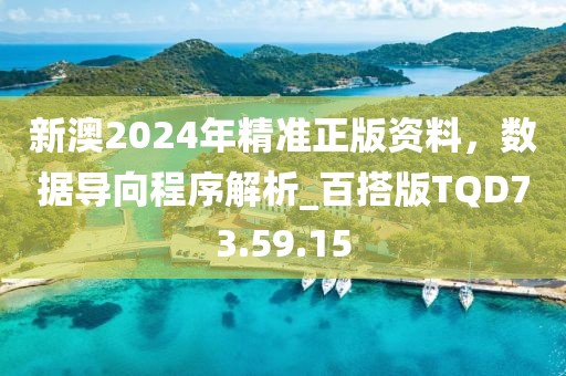 新澳2024年精准正版资料，数据导向程序解析_百搭版TQD73.59.15