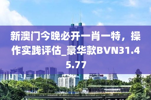 新澳门今晚必开一肖一特，操作实践评估_豪华款BVN31.45.77