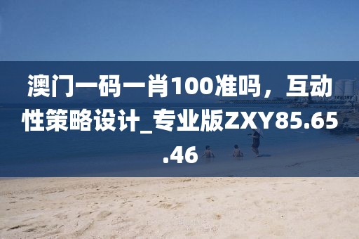 澳门一码一肖100准吗，互动性策略设计_专业版ZXY85.65.46