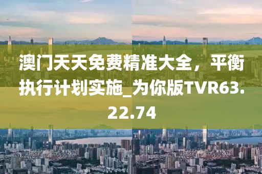 澳门天天免费精准大全，平衡执行计划实施_为你版TVR63.22.74