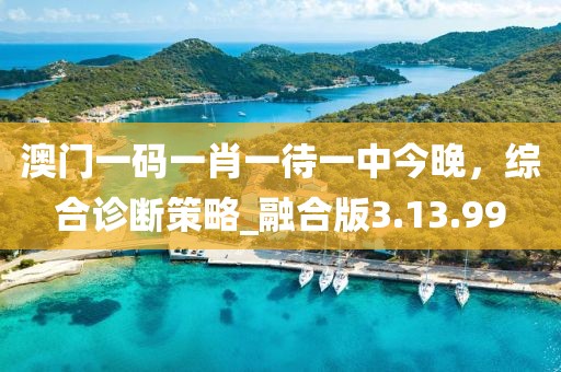 澳门一码一肖一待一中今晚，综合诊断策略_融合版3.13.99