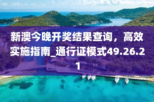 新澳今晚开奖结果查询，高效实施指南_通行证模式49.26.21