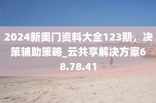 2024新奥门资料大全123期，决策辅助策略_云共享解决方案68.78.41