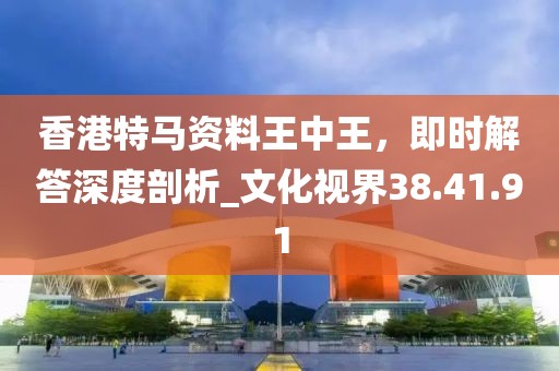 香港特马资料王中王，即时解答深度剖析_文化视界38.41.91