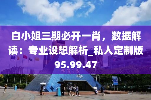 白小姐三期必开一肖，数据解读：专业设想解析_私人定制版95.99.47