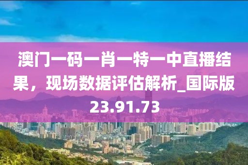 澳门一码一肖一特一中直播结果，现场数据评估解析_国际版23.91.73