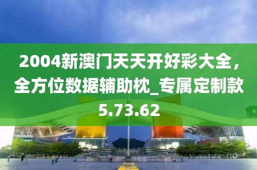 2004新澳门天天开好彩大全，全方位数据辅助枕_专属定制款5.73.62