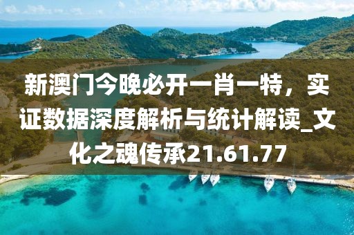 新澳门今晚必开一肖一特，实证数据深度解析与统计解读_文化之魂传承21.61.77