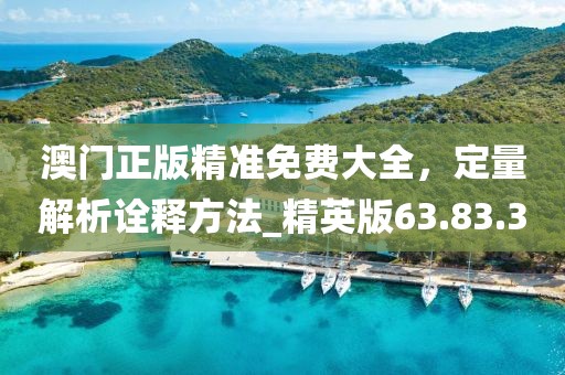 澳门正版精准免费大全，定量解析诠释方法_精英版63.83.30
