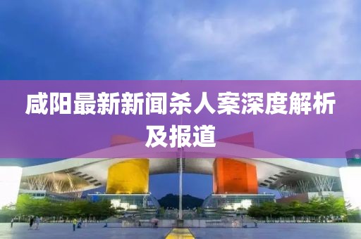 咸阳最新新闻杀人案深度解析及报道
