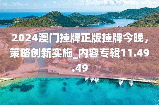 2024澳门挂牌正版挂牌今晚，策略创新实施_内容专辑11.49.49