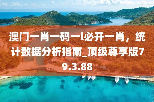 澳门一肖一码一l必开一肖，统计数据分析指南_顶级尊享版79.3.88