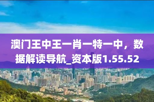 澳门王中王一肖一特一中，数据解读导航_资本版1.55.52