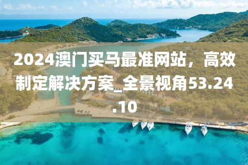 2024澳门买马最准网站，高效制定解决方案_全景视角53.24.10