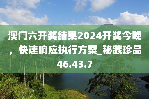 澳门六开奖结果2024开奖今晚，快速响应执行方案_秘藏珍品46.43.7