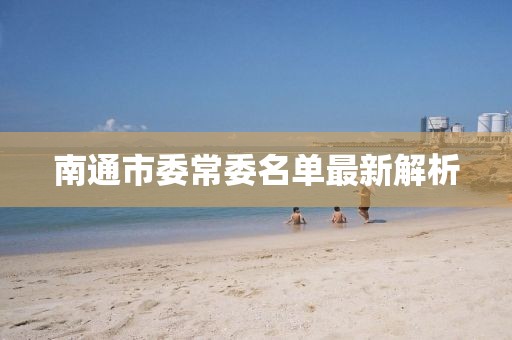 南通市委常委名单最新解析