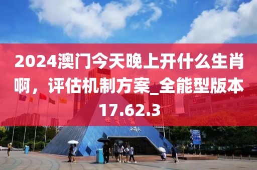 2024澳门今天晚上开什么生肖啊，评估机制方案_全能型版本17.62.3
