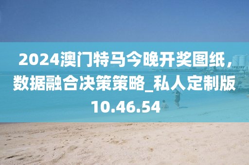 2024澳门特马今晚开奖图纸，数据融合决策策略_私人定制版10.46.54