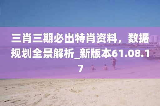 三肖三期必出特肖资料，数据规划全景解析_新版本61.08.17