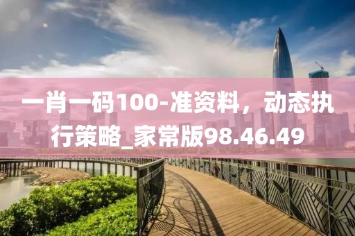 一肖一码100-准资料，动态执行策略_家常版98.46.49