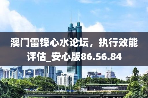 澳门雷锋心水论坛，执行效能评估_安心版86.56.84