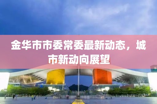 金华市市委常委最新动态，城市新动向展望