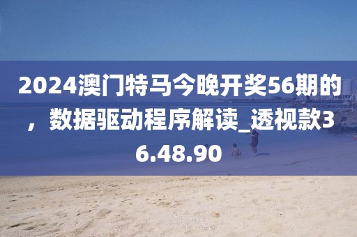 2024澳门特马今晚开奖56期的，数据驱动程序解读_透视款36.48.90