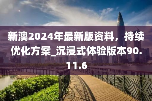 新澳2024年最新版资料，持续优化方案_沉浸式体验版本90.11.6