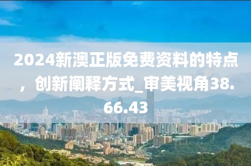 2024新澳正版免费资料的特点，创新阐释方式_审美视角38.66.43