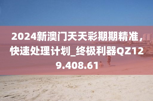 2024新澳门天天彩期期精准，快速处理计划_终极利器QZ129.408.61