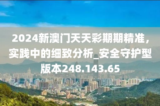 2024新澳门天天彩期期精准，实践中的细致分析_安全守护型版本248.143.65