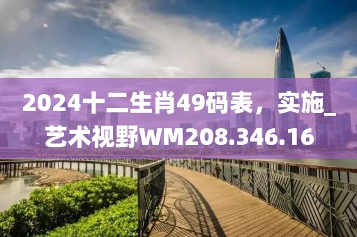 2024十二生肖49码表，实施_艺术视野WM208.346.16