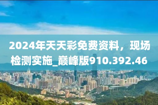 2024年天天彩免费资料，现场检测实施_巅峰版910.392.46