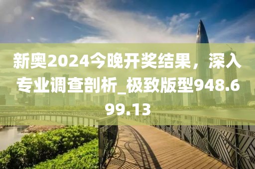 新奥2024今晚开奖结果，深入专业调查剖析_极致版型948.699.13